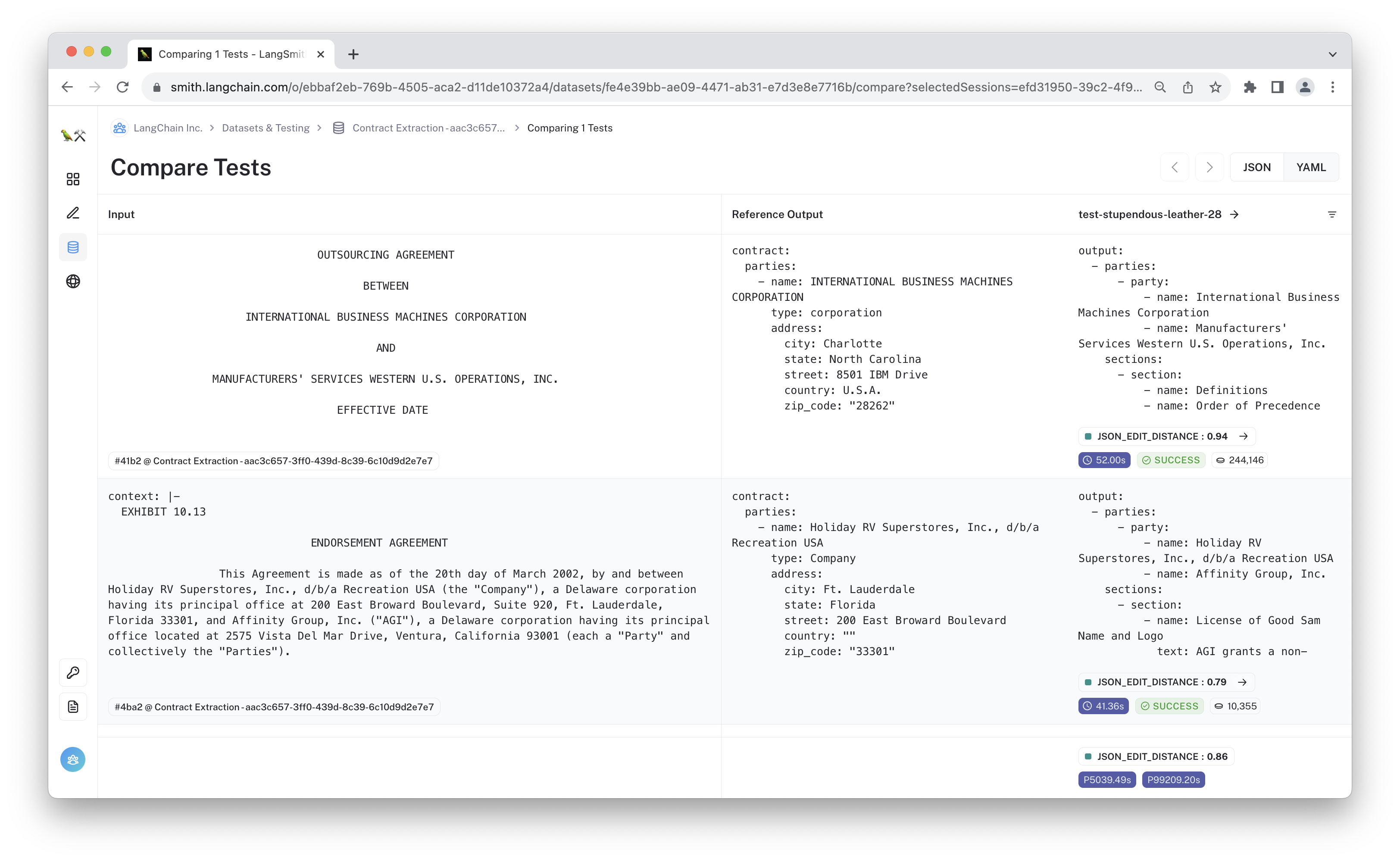 Contract Exctraction Dataset